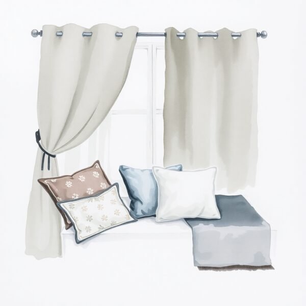 Home Décor Sewing: Curtains, Cushion Covers & Table Runners